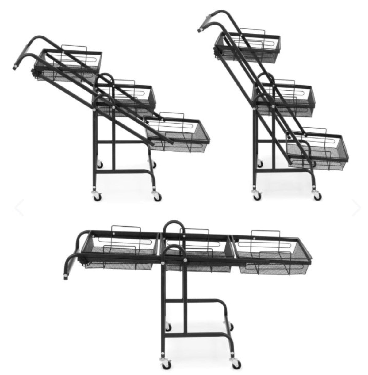 Carro Estante Modular con Ranuras