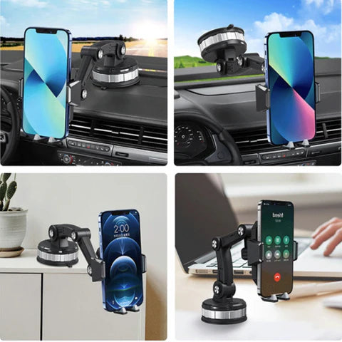 Soporte SpinMount 360°- Fija tu celular al instante - Conduce seguro desde el primer uso