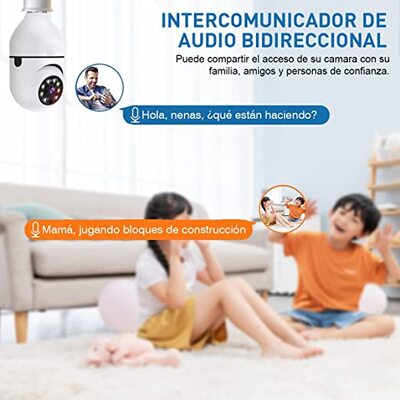 CAMARA DE SEGURIDAD SAFELUM 360° HD WIFI - HOGAR VIGILADO - COMPRA 2 Y PAGA 1