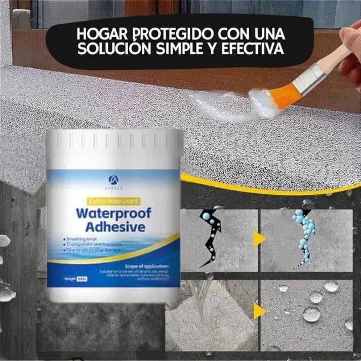 Sellador Adhesivo Transparente 2x1 - No mas Humedad en tu hogar (300 g.)