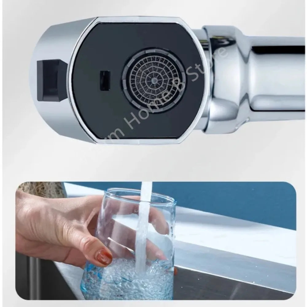 GRIFO MULTIFUNCIÓN 4 EN 1 360° - AHORRA AGUA - FÁCIL INSTALACIÓN