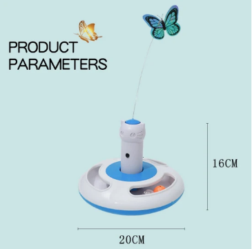 Juguete giratorio automático para gato