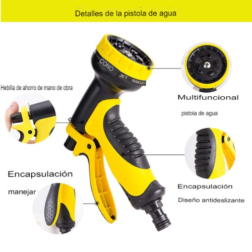 Carrete de Manguera de Jardín 15 Mts.