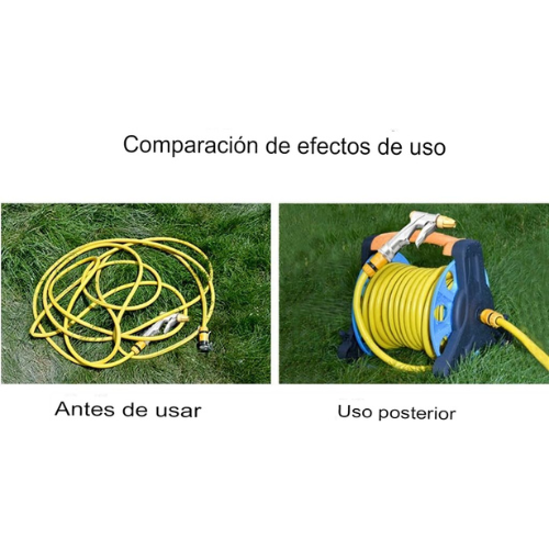 Carrete de Manguera de Jardín 15 Mts.
