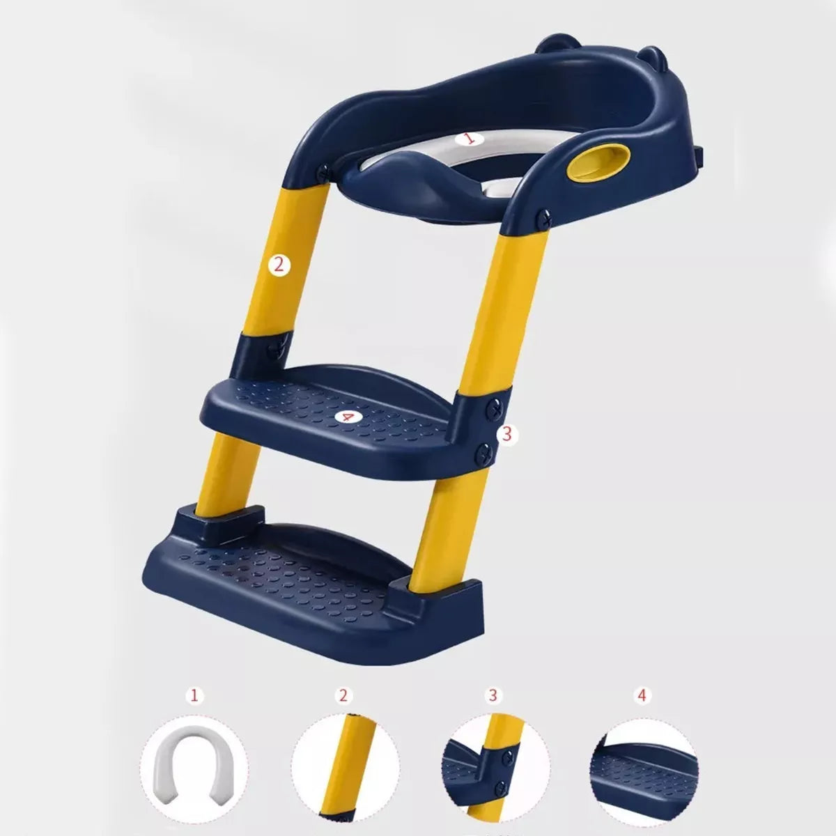 Asiento Escalera Adaptador Inodoro Baño