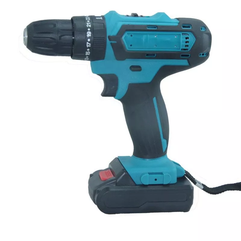 Taladro 48V inalámbrico 2 Bat con accesorios