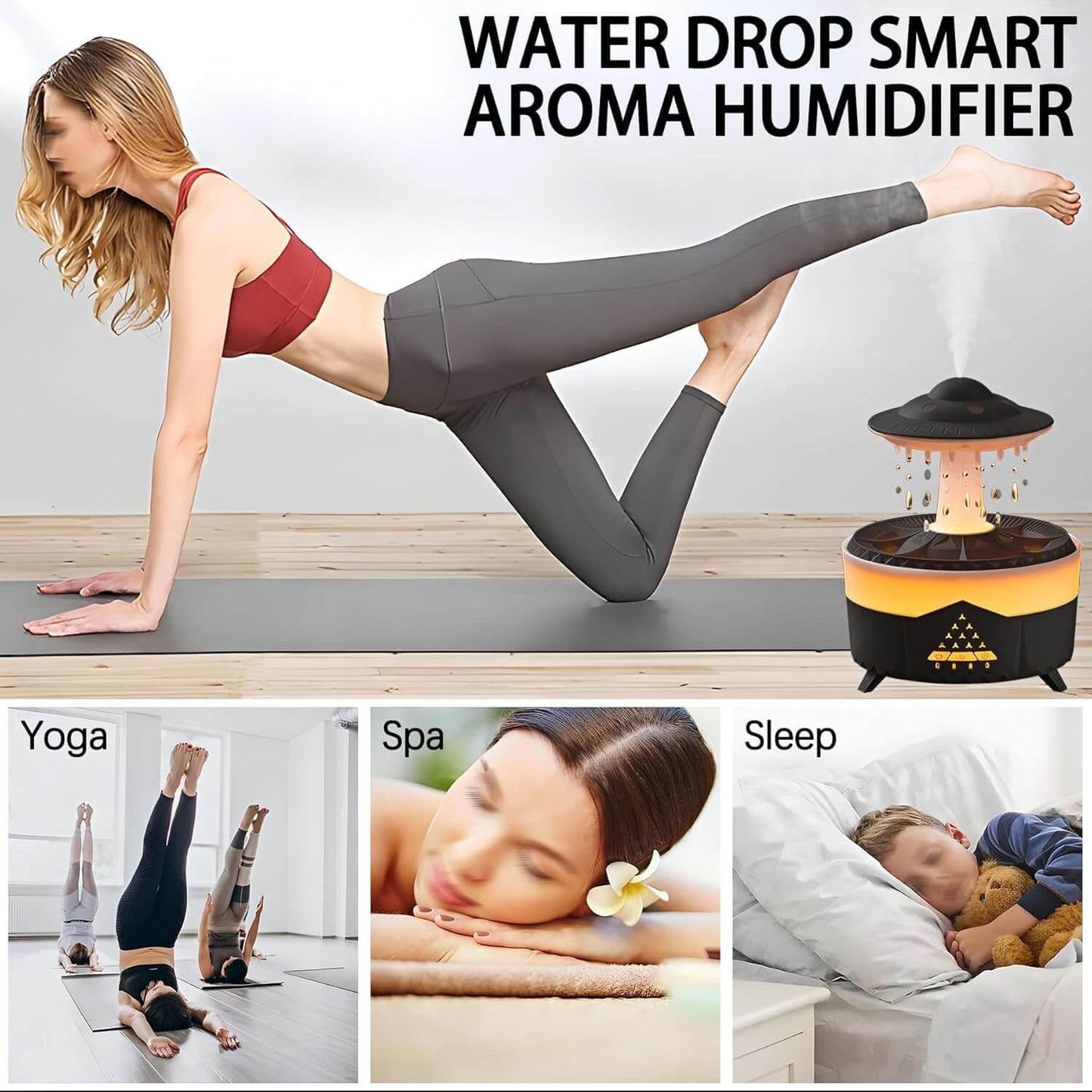 HUMIDIFICADOR DIFUSOR DE AROMAS UFO