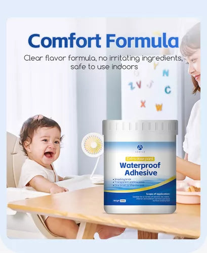 Sellador Adhesivo Transparente 2x1 - No mas Humedad en tu hogar (300 g.)