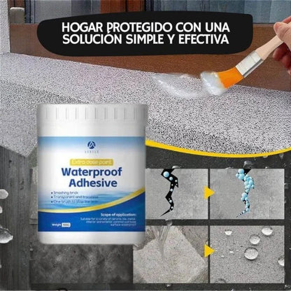 Sellador Adhesivo Transparente 2x1 - No mas Humedad en tu hogar (300 g.)