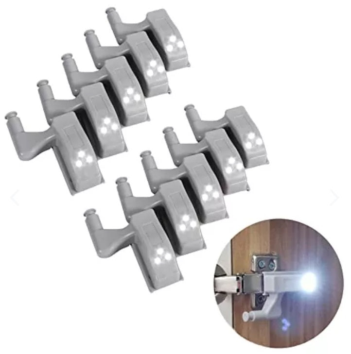 10 Luces Bisagra para muebles