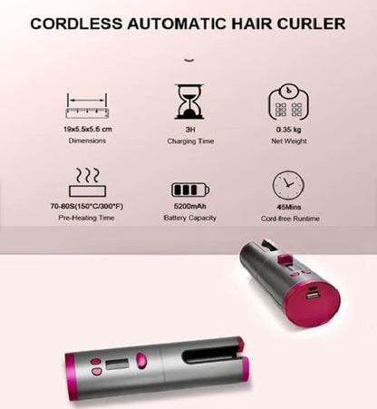 Rizador Inalámbrico Para Cabello