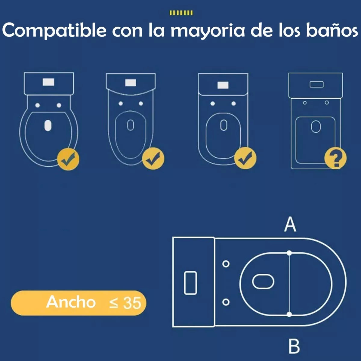 Asiento Escalera Adaptador Inodoro Baño