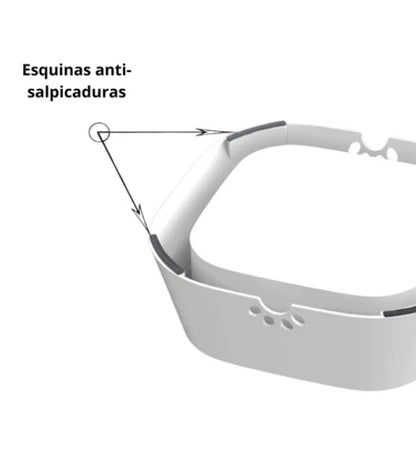 Plato Antisalpicaduras Para Tus Mascotas
